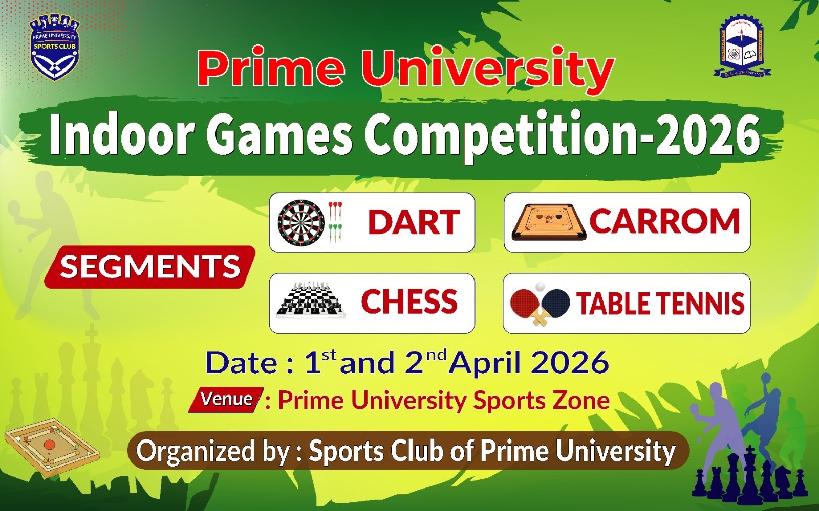 Prime University Announces Inter-Department Cricket Tournament 2026