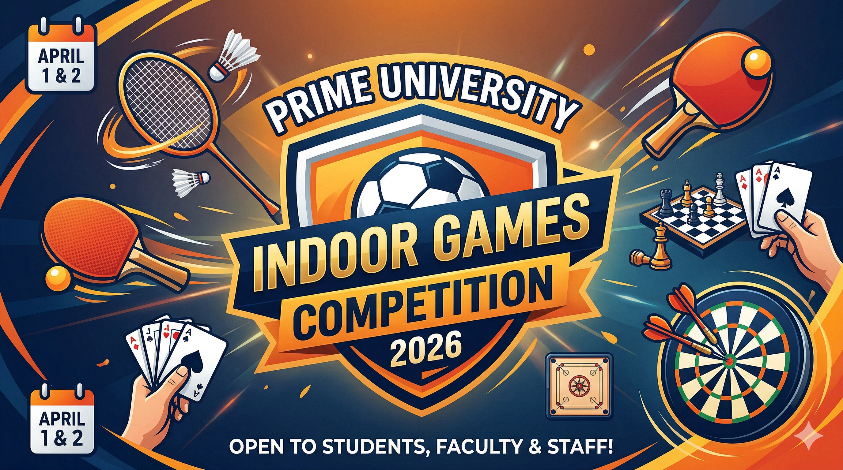 Prime University Set to Kick Off Indoor Games Competition 2026
